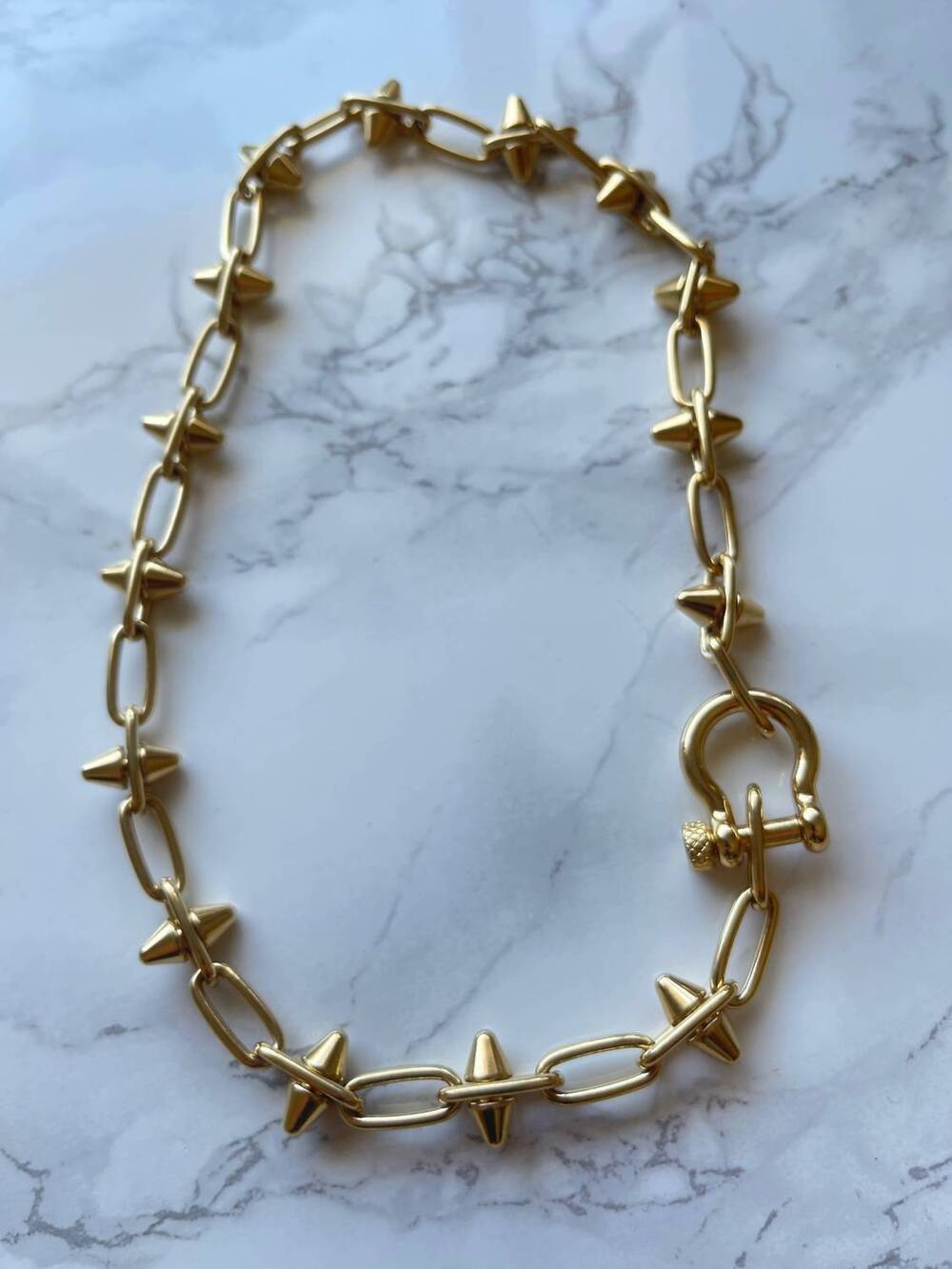 NEW JESSICA MATRASKO JEWELRY women's annika necklace in gold